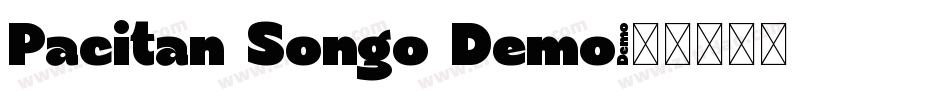 Pacitan Songo Demo字体转换